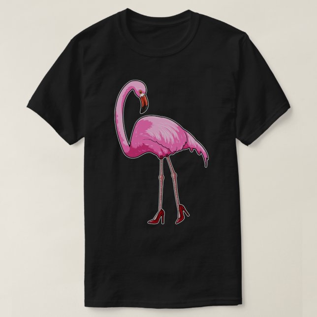 Flamingo with High heels T-Shirt (Design Front)