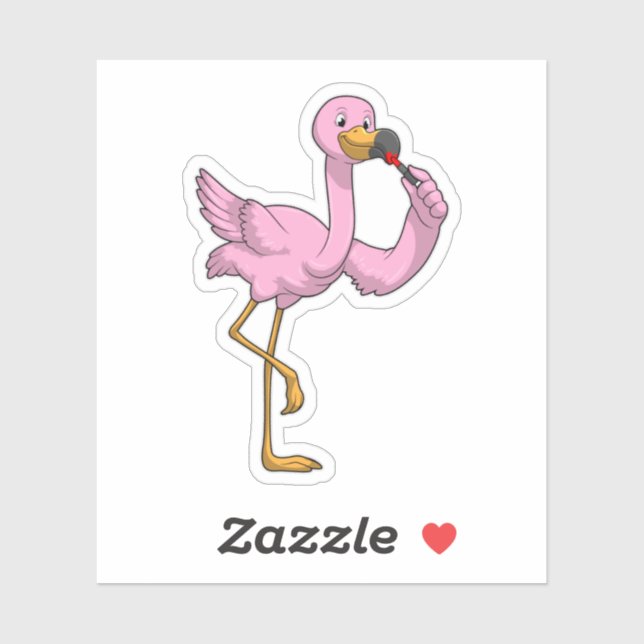 Flamingo with Lipstick (Sheet)