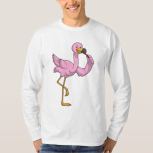 Flamingo with Lipstick T-Shirt