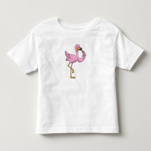Flamingo with Lipstick Toddler T-Shirt