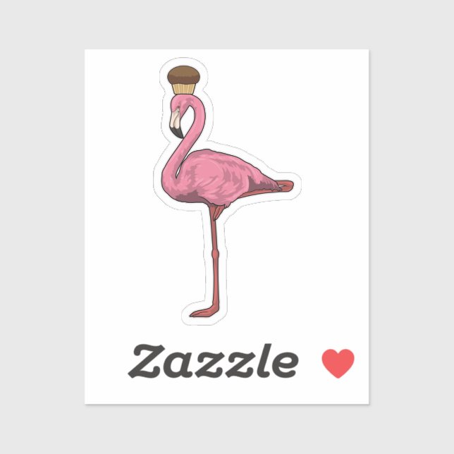 Flamingo with Muffin (Sheet)