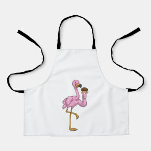 Flamingo with Muffin Apron
