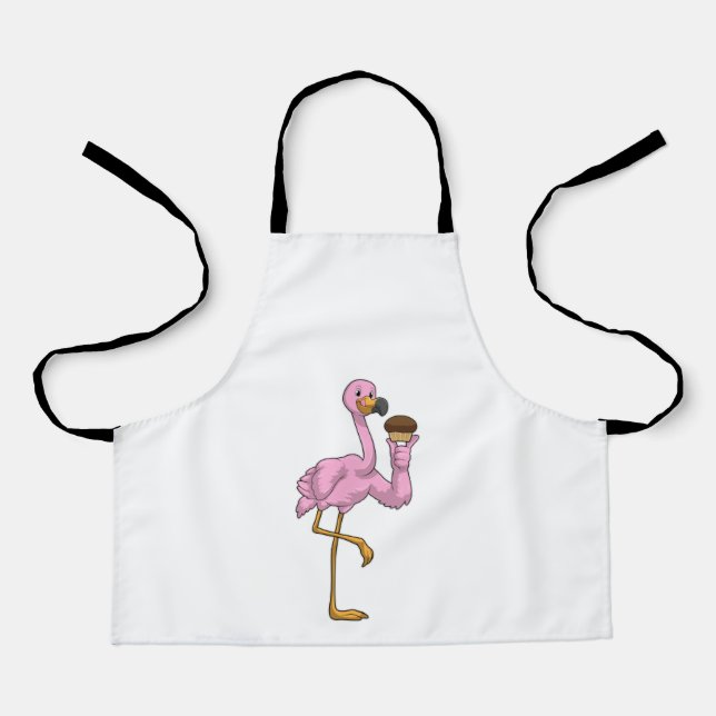 Flamingo with Muffin Apron (Front)