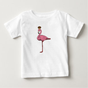 Flamingo with Muffin Baby T-Shirt