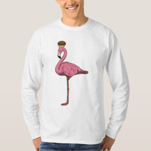 Flamingo with Muffin T-Shirt