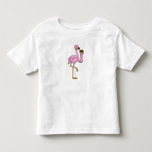 Flamingo with Muffin Toddler T-Shirt