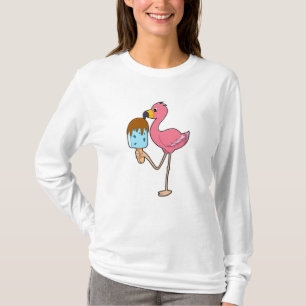 Flamingo with Popsicle T-Shirt