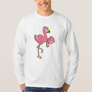 Flamingo with Purse T-Shirt