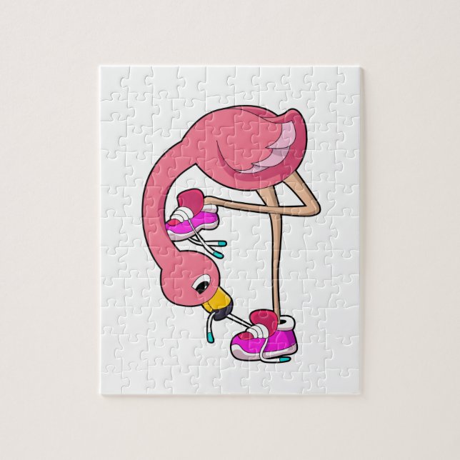 Flamingo with Shoes Jigsaw Puzzle (Vertical)
