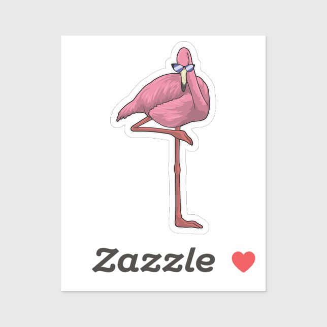 Flamingo with Sunglasses (Sheet)