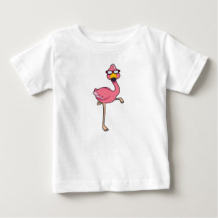 Flamingo with Sunglasses Baby T-Shirt