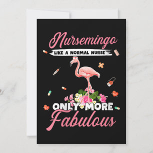 Flamingo   Womens Nursemingo Like Normal Nurse Save The Date