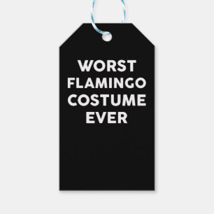 Flamingo Worst Flamingo Costume Ever Gift Tags