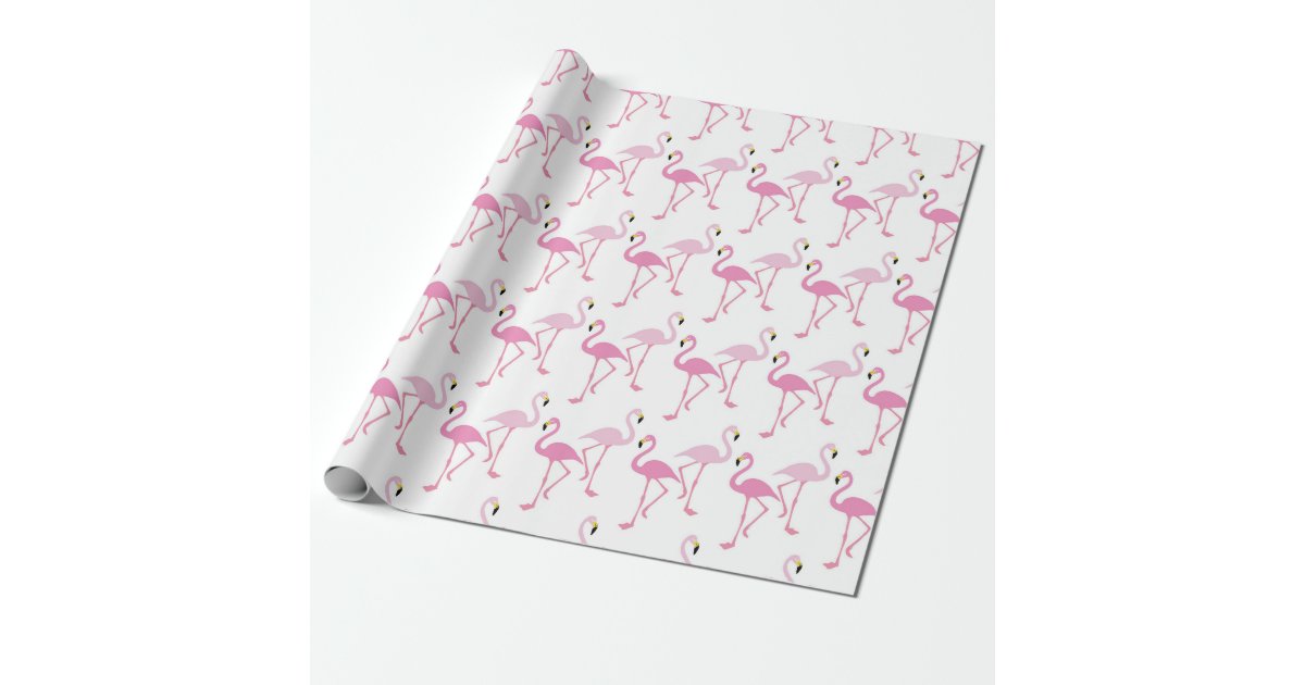 Flamingo Wrapping Paper | Zazzle.co.uk