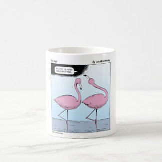 flamingo yoga coffee mug