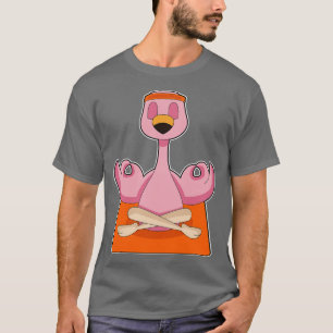 Flamingo Yoga Fitness Meditation T-Shirt