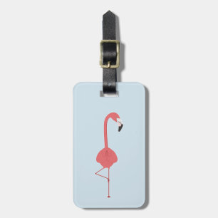 FLAMINGO YOGA LUGGAGE TAG