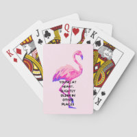 Flamingo Young At Heart Funny Saying Quote
