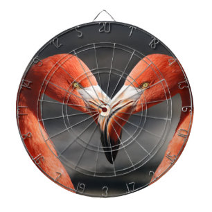 Flamingoes in Love Dartboard
