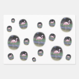 FlamingoFun Wrapping Paper Sheet