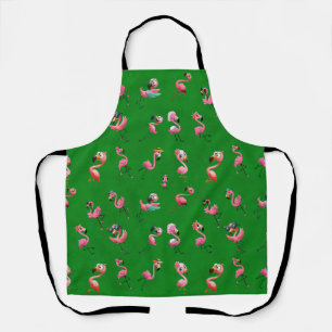 Flamingos Apron