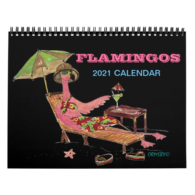 Flamingos Calendar (Cover)