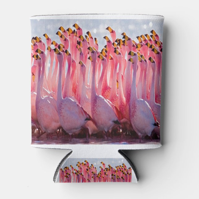 Flamingos Can Cooler (Front)