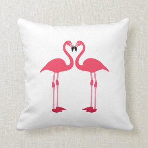 Flamingos cartoon cushion