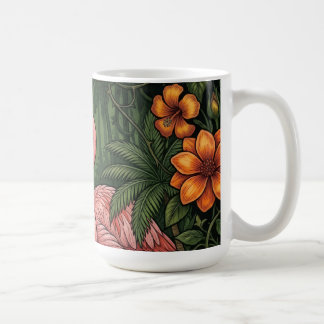 flamingos coffee mug