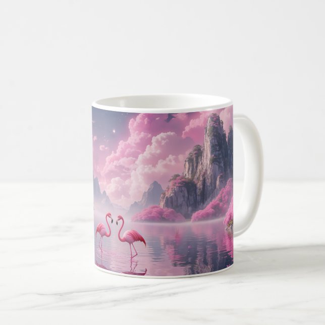 Flamingos Coffee Mug (Front Right)