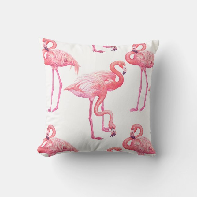 Flamingos Cushion (Front)
