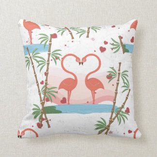 Flamingos Cushion