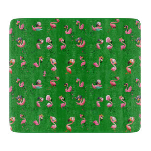 Flamingos Cutting Board