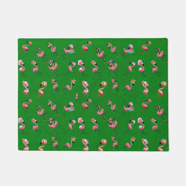 Flamingos Doormat (Front)
