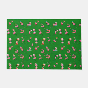 Flamingos Doormat