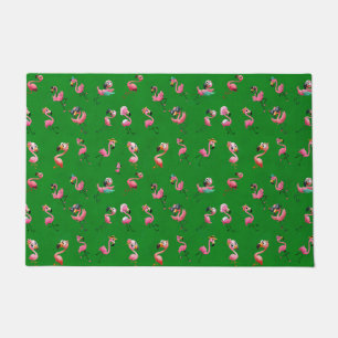 Flamingos Doormat