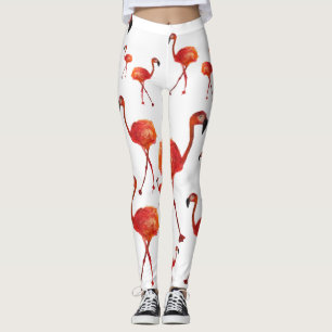 Flamingos, Flamingo custom Leggings