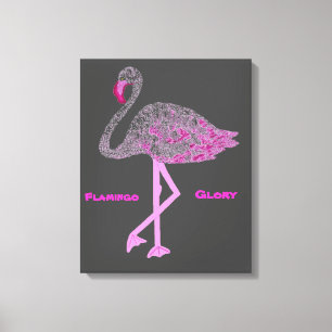 Flamingos Glory Canvas Print