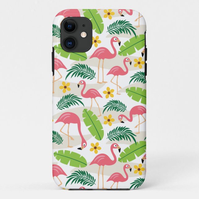 Flamingos in Paradise Case-Mate iPhone Case (Back)