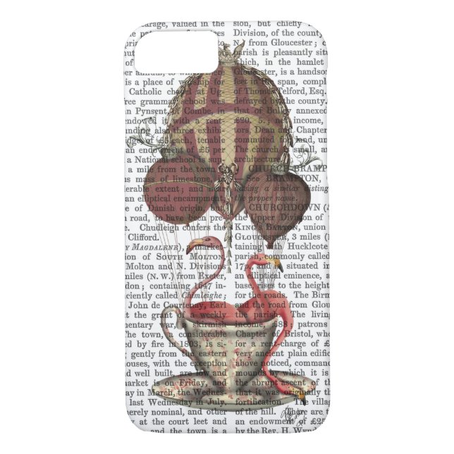 Flamingos in Teacup Case-Mate iPhone Case (Back)