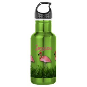 Flamingos In The Grass 532 Ml Water Bottle
