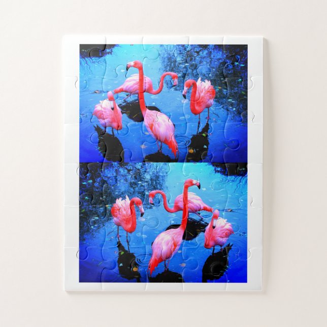 Flamingos Jigsaw Puzzle (Vertical)