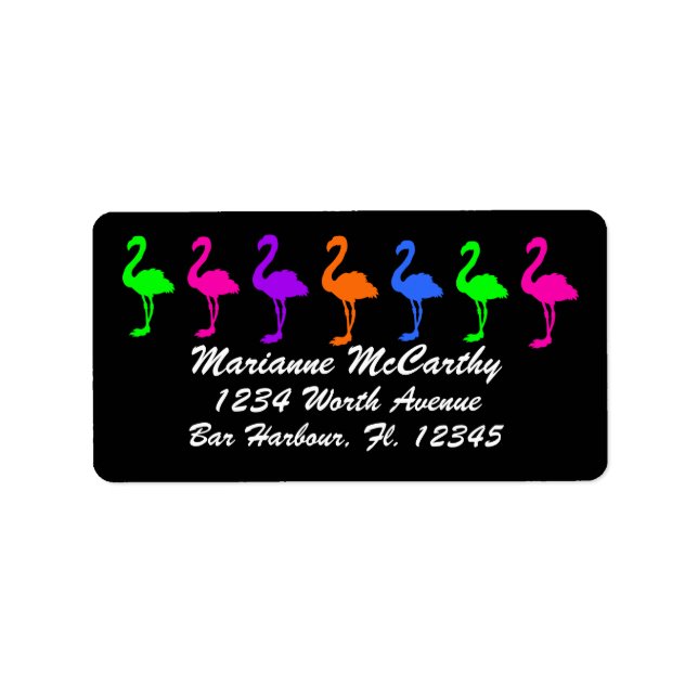 Flamingos Label - SRF (Front)