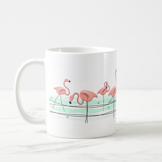 Flamingos Line mug