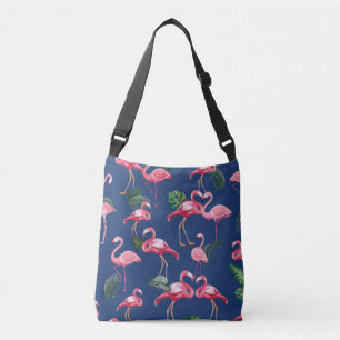 Flamingos Love Pattern 2 Crossbody Bag