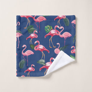 Flamingos Love Pattern 2 Wash Cloth