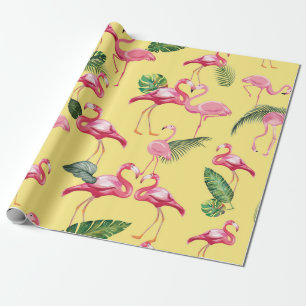 Flamingos Love Pattern 3 Wrapping Paper