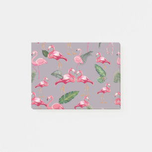 Flamingos Love Pattern 6 Post-it Notes