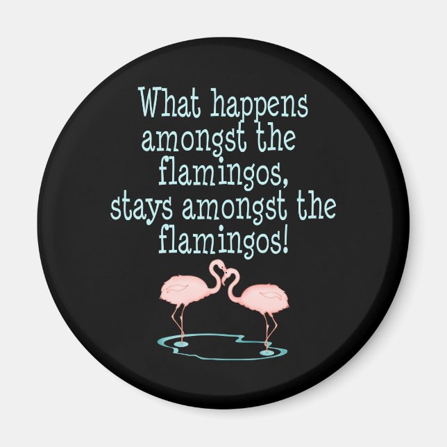 Flamingos Magnet (Front)