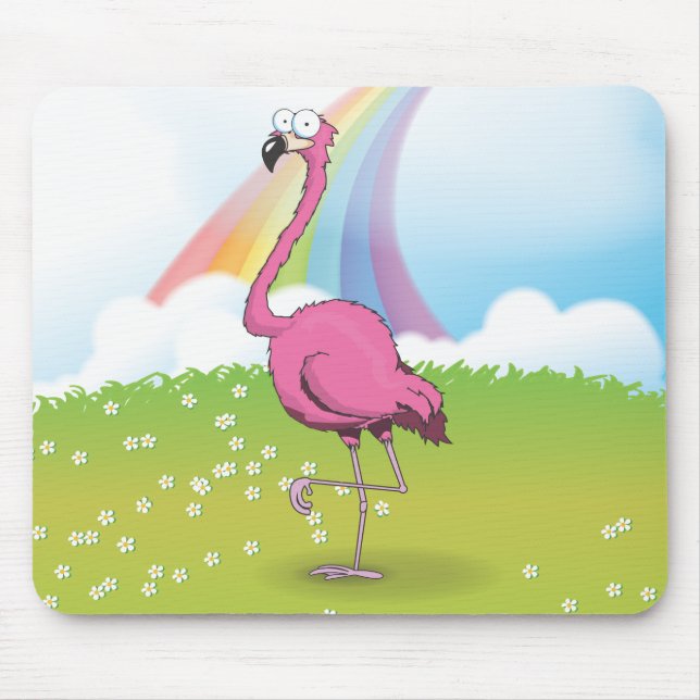 Flamingos Mouse Mat (Front)